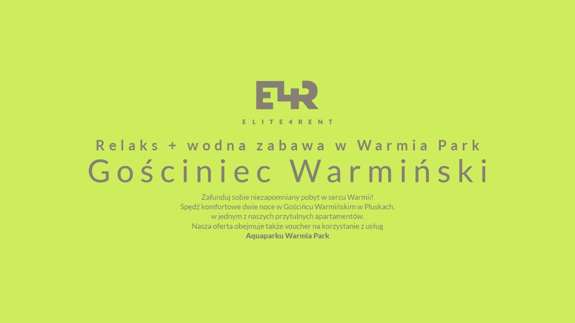Apartment Gosciniec Warminski Pluski